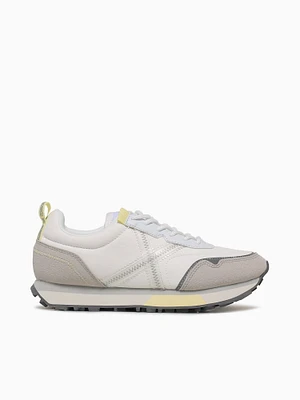 Next Blanco Nylon Suede