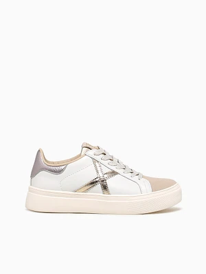 Rete Sky Blanco Oro leather