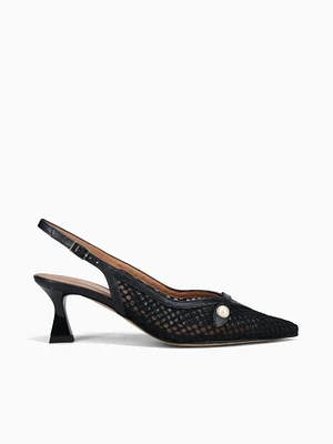 Monet Nero tricot Nappa