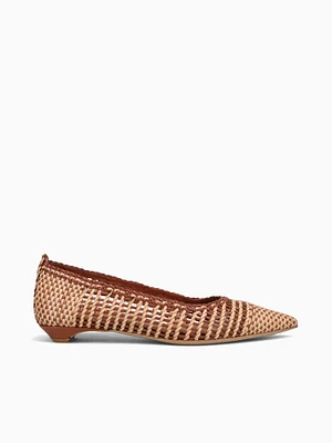 Morgaine Tan Nude raffia