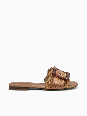 Bambi Cuoio Raffia