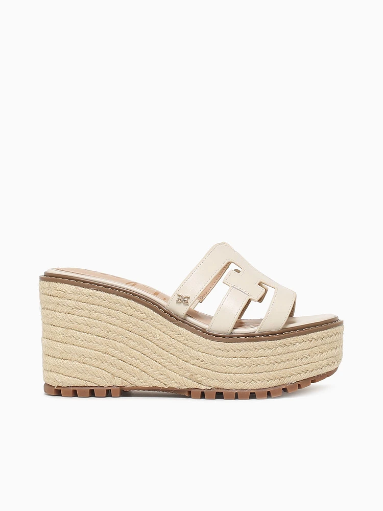 Laine Modern Ivory Leather