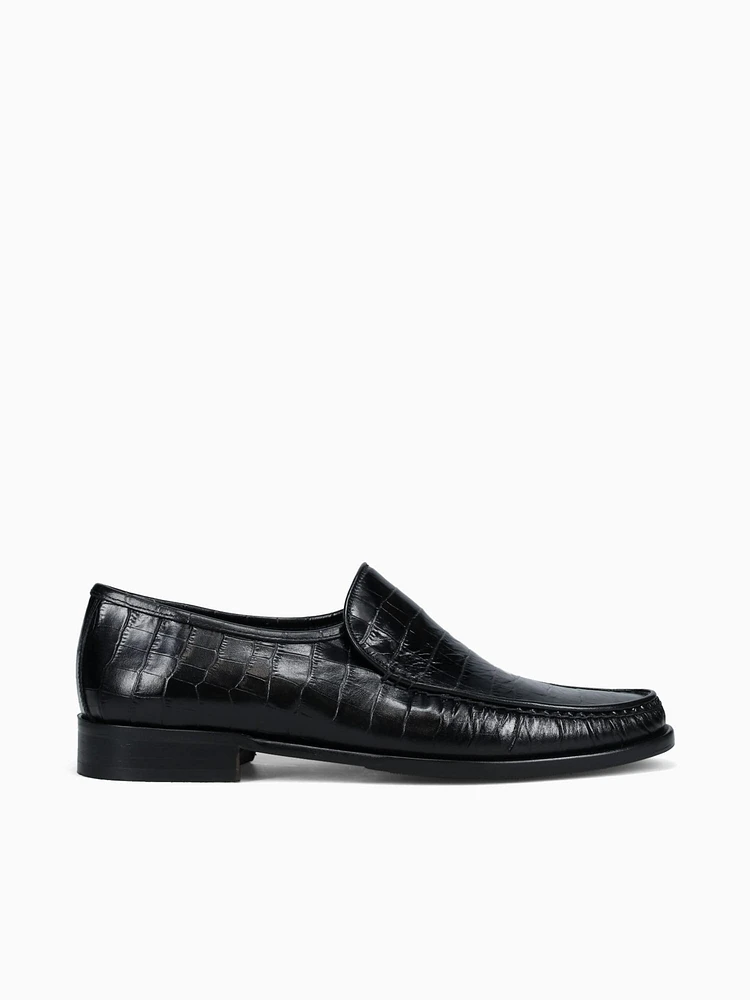9045 Black Vitello Croco