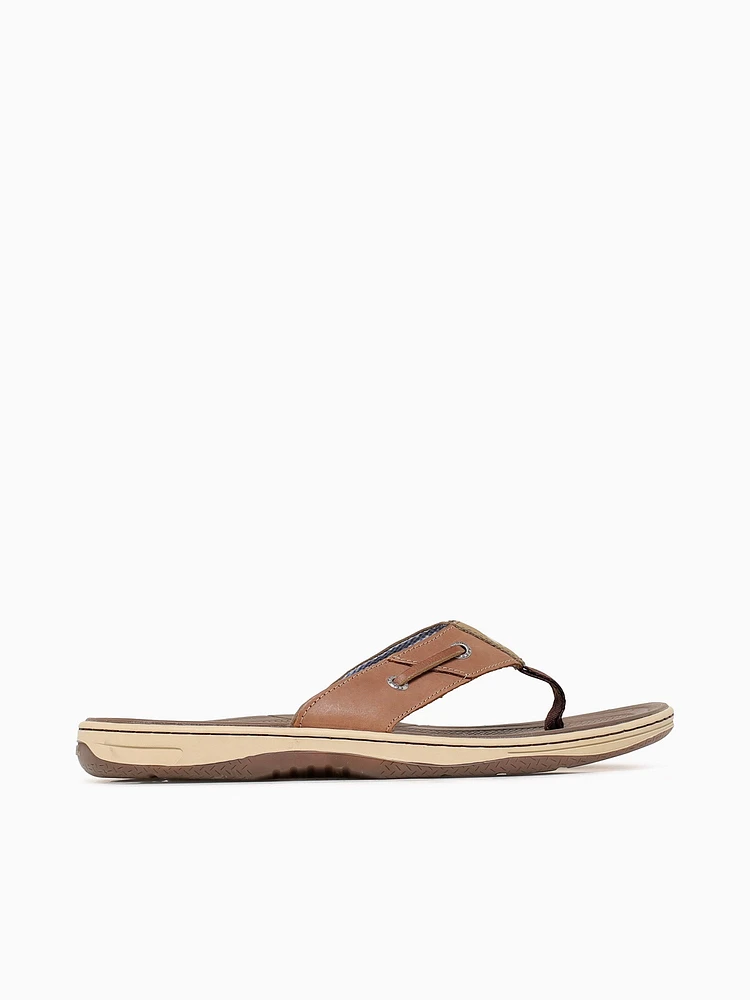 Baitfish Thong Tan Leather