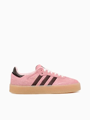Sambae W Pink Brown suede