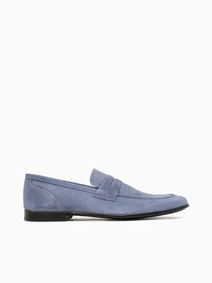 Lastra Unlined Lt.blue Suede