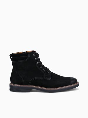 Norwalk Lace Up Boot 13376006 Blk Nubuc