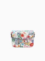 1281 Flora Flap Bag White