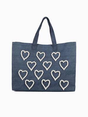 42101 I Heart Tote Denim