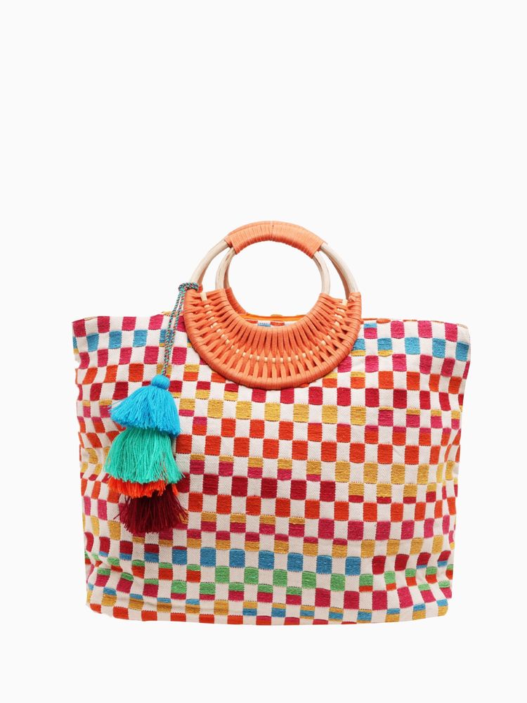 Ab21120 Sunshine Upcycled Handwove Tote