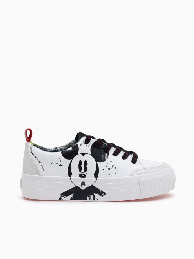 Street Mickey White Black print