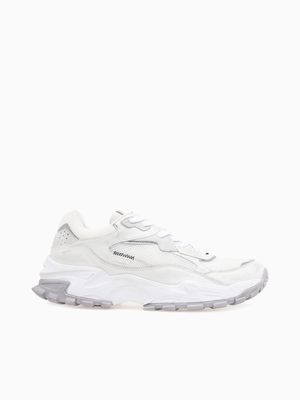 Spring Runner White Leather Mesh