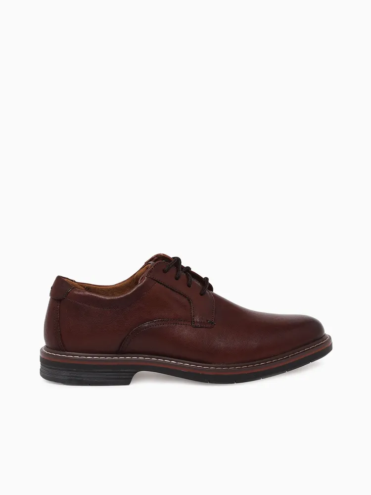 Norwalk Plain Toe Cognac Smooth