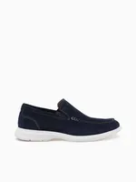 Hamptons Moc Toe Navy Suede