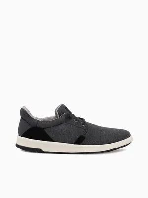 Crossover Lace Black Canvas Mesh