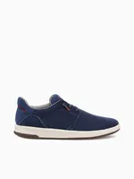 Crossover Lace Navy Canvas Mesh