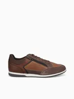 U Renan Lt.brown Suede Vitello