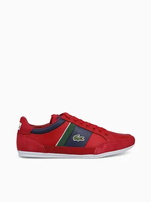 Chaymon Red Navy leather