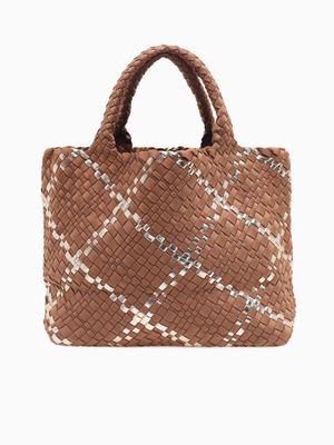 Woven Tote Brown