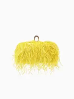 Feather Box Bag Canary
