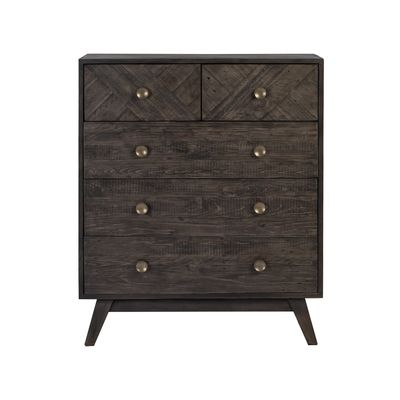 Laval 5-Drawer Chest of Drawers Recycled Pine