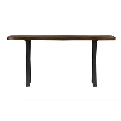 Titan Wood Console Table in Dark Chestnut Finish