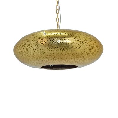 Kenitra Lamp Tyre Single-Bulb Pendant Lamp—Gold