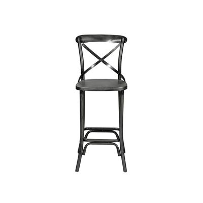 Industrial Counter Stool—Distressed Metal