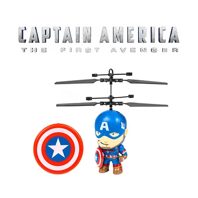 Marvel Captain America sous licence de 3,5 pouces Flying Figure IR UFO Big Head Helicopter