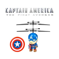 Marvel Captain America sous licence de 3,5 pouces Flying Figure IR UFO Big Head Helicopter