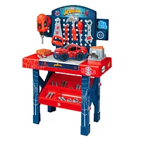 SpiderMan Tool Bench Playset with Take Apart Car (84 Pieces)