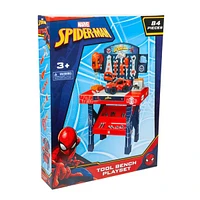 SpiderMan Tool Bench Playset with Take Apart Car (84 Pieces)