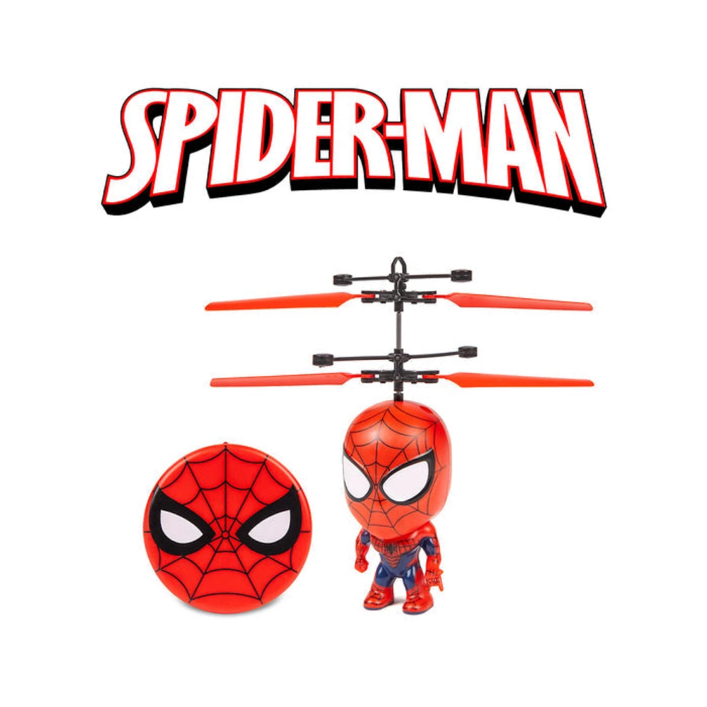 Marvel Spider-Man sous licence de 3,5 pouces Flying Figure IR UFO Big Head Helicopter