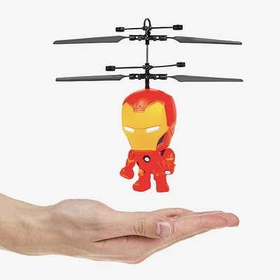 Marvel sous licence Iron Man 3,5 pouces Flying Figure IR UFO Big Head Helicopter