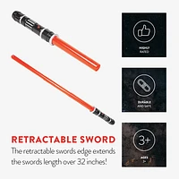 Retractable Electric Light-Up Laser Sword