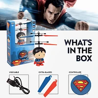 Hélicoptère Superman sous licence DC 3,5 pouces Flying Figure UFO Big Head