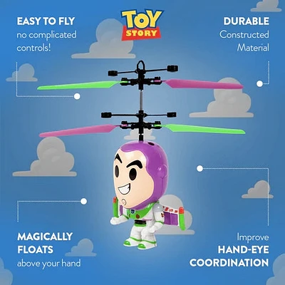 Disney Pixar Toy Story sous licence Buzz Lightyear Big Head Flying IR UFO Motion Sensing Hélicoptère