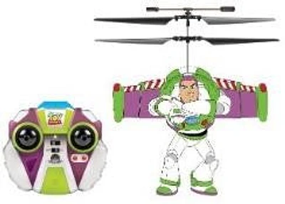 Pixar Buzz Lightyear 2 Channel Flying Figure IR Helicopter