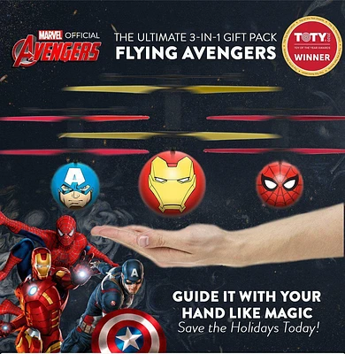 Lot de 3 balles héliportées Flying Avengers