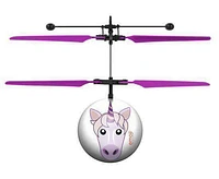 World Tech Toys Emoji Unicorn IR UFO Heli Bal