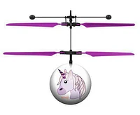 World Tech Toys Emoji Unicorn IR UFO Heli Bal