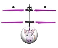 World Tech Toys Emoji Unicorn IR UFO Heli Bal