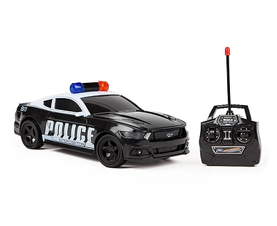 World Tech Toys Ford Mustang 1:24 RTR Voiture de police électrique RC