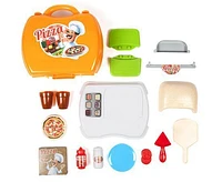 World Tech Toys Pizzeria Ensemble de jeu valise 22 pièces