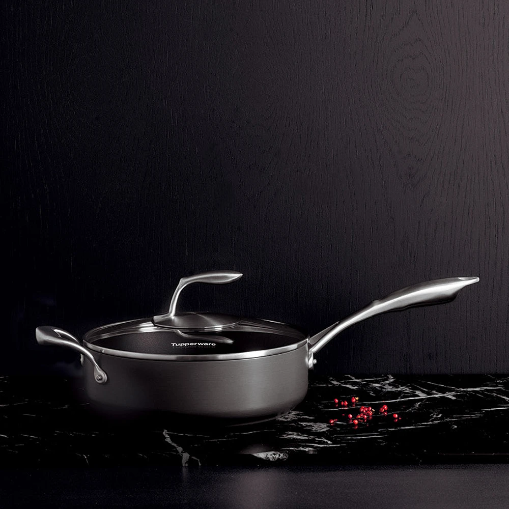 Sauteuse Chef Series II avec couvercle en verre | 3,2 pintes / 3 L