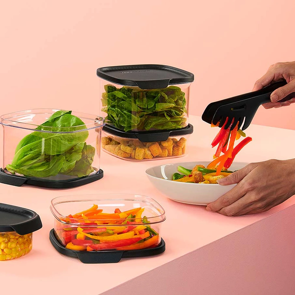 Ensemble de 5 boîtes carrées Tupperware® Ultra Clear®