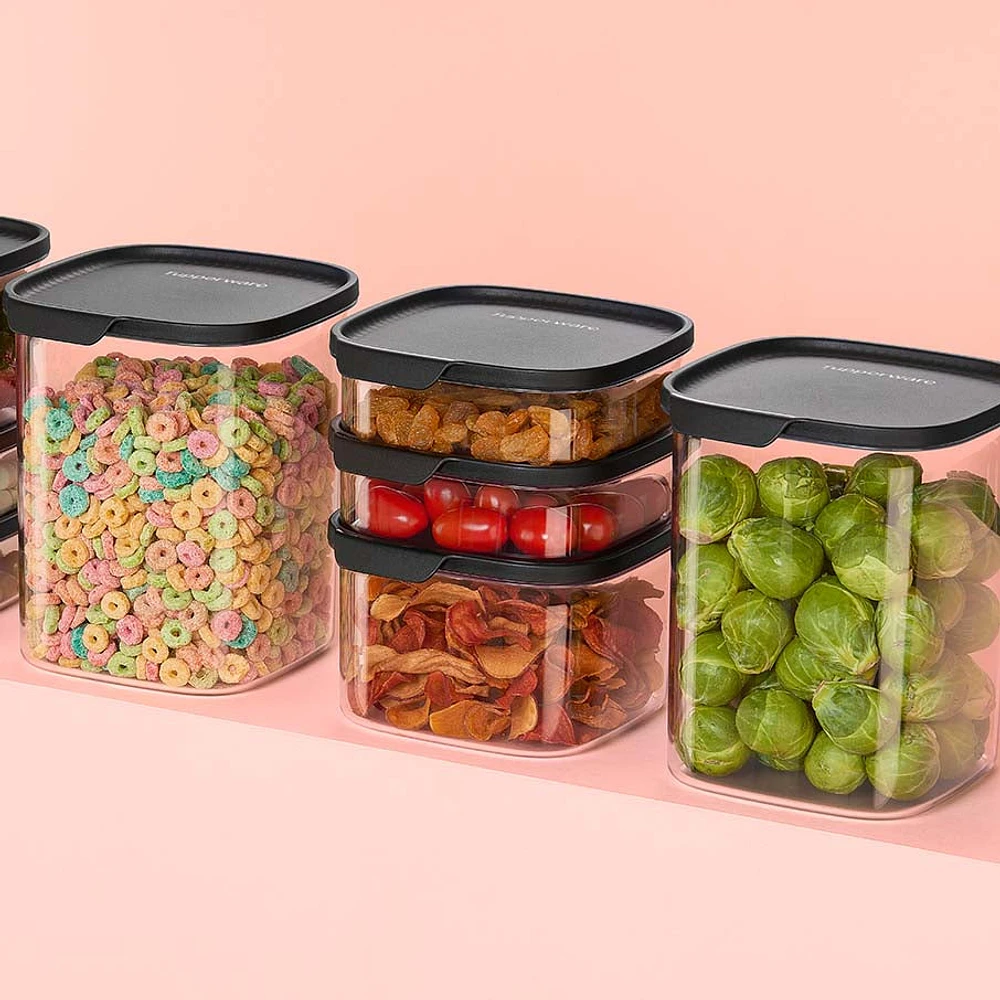 Ensemble de 5 boîtes carrées Tupperware® Ultra Clear®