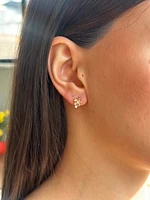 Flower & Dimond Earring