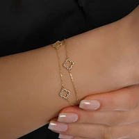 2line Glowing Clover Bracelet