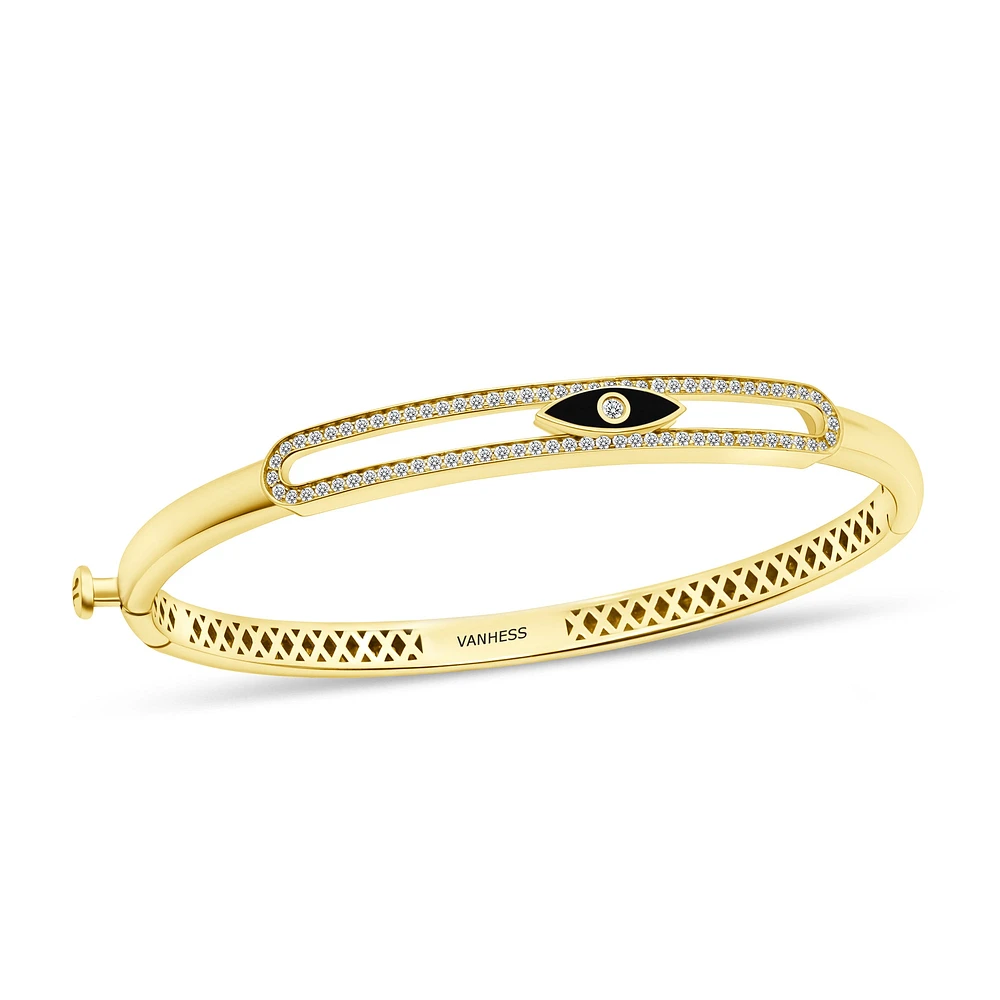 Shiny Evil Eye Bangle